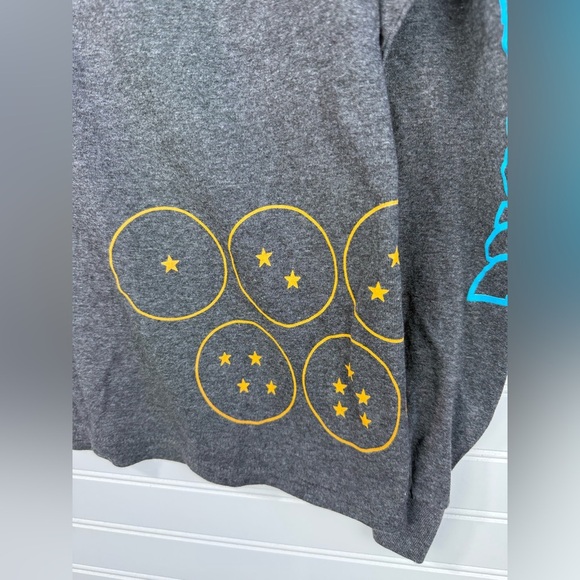 Dragonballz men’s Son Goku grey graphic anime long sleeved tee. Size Medium. - Picture 7 of 7